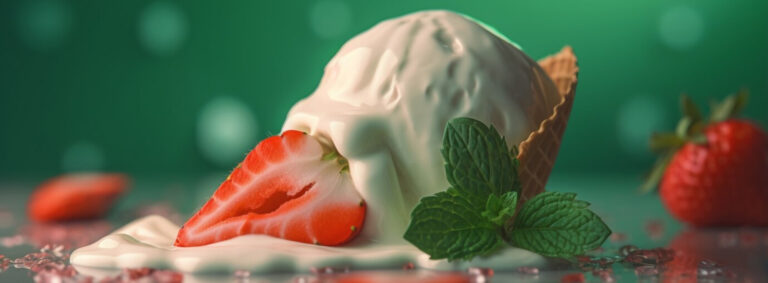 ice cream cones the hands as finger food.